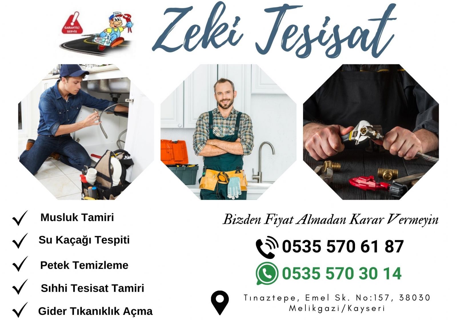 Melikgazi Su Tesisatçısı